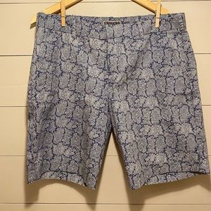 Express Photographer Paisley Chino Shorts